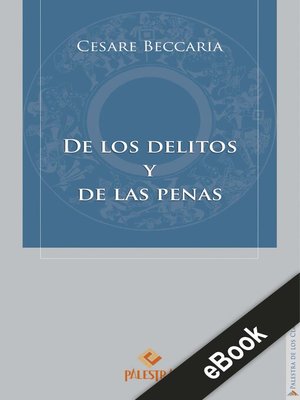 cover image of De los delitos y de las penas